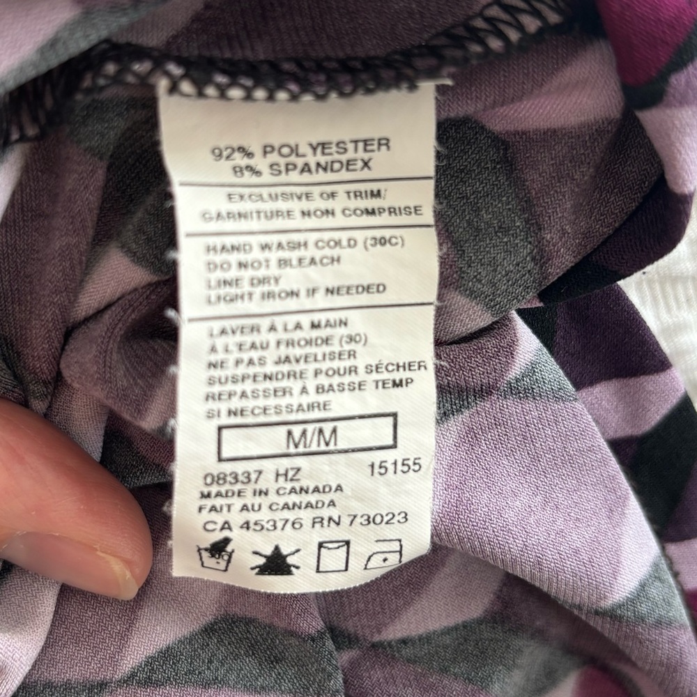 Purple Patterned Top - Picture 5 of 7